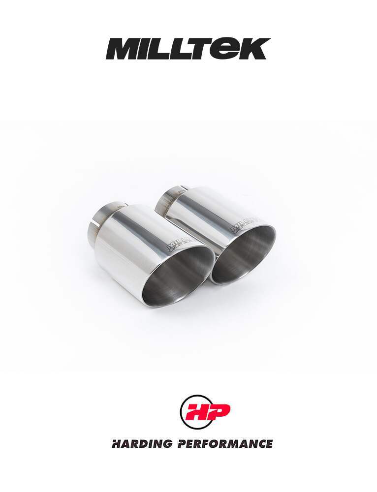 MILLTEK Rear Silencer(s) – Range Rover Sport 5.0 SuperCharged, Polished GT-90 Trims [SSXRR109]