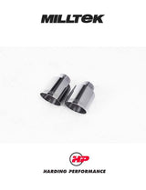 MILLTEK Valved Rear Silencers – Range Rover Sport SVR 5.0 V8 SuperCharged (Facelift) - GT-115 Polished Tips