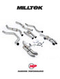 MILLTEK Particulate Filter-back Range Rover P530 4.4L V8 Twin Turbo - Short - NC10 Engine / Single Valve (2022-2023) - Non-resonated
