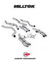 MILLTEK Particulate Filter-back Range Rover P530 4.4L V8 Twin Turbo - Long - NC11 Engine / Dual Valve (2024-) - Non-resonated
