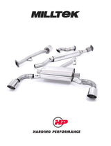 MILLTEK Primary Cat-back – Toyota 86/Subaru BRZ - Resonated (quieter) - Polished