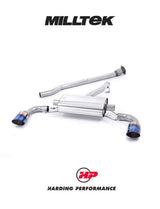 MILLTEK Secondary Cat-back – Toyota 86/Subaru BRZ 2.0/2.4 - Non-resonated (louder) - Burnt Titanium