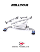 MILLTEK Primary Cat-back – Toyota 86/Subaru BRZ - Non-resonated (louder) - Burnt Titanium