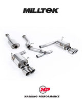 MILLTEK Cat-back – Subaru Impreza WRX STi 2014-2021 - EC-Approved - Polished GT-100 Tips