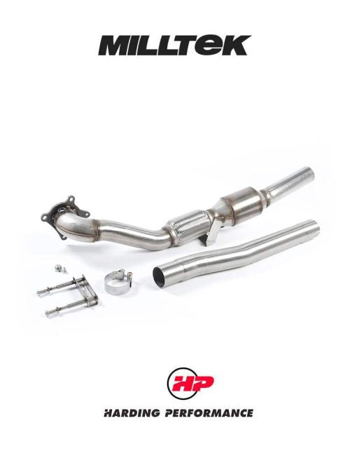 MILLTEK Downpipe VW Scirocco R - Milltek 3" Cat Back - Race Cat