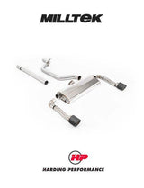 MILLTEK Particulate Filter-back System 80mm Cupra Leon VZ 2.0TSI Hatch 245ps (MQB Evo – OPF/GPF Equipped Models) - Carbon JET-115 - EC Approved
