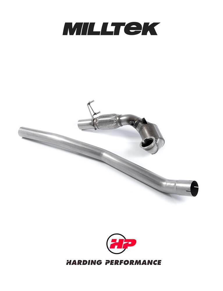 MILLTEK Catted Downpipe – Skoda Octavia vRS 2.0 TSI, Suits MILLTEK cat-back system [SSXSK017]