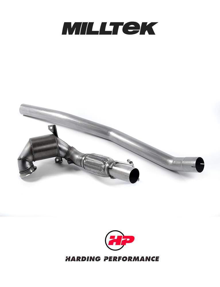 MILLTEK Catted Downpipe – Skoda Octavia vRS 2.0 TSI, Suits MILLTEK cat-back system [SSXSK017]