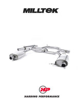 MILLTEK Cat-back – Skoda Octavia vRS 2.0 TSI - Semi-resonated