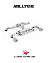 MILLTEK Particulate Filter-back OPF/GPF Back System Toyota Yaris Gen 1 GR 1.6T - Resonated - GT-115 Titanium Trims