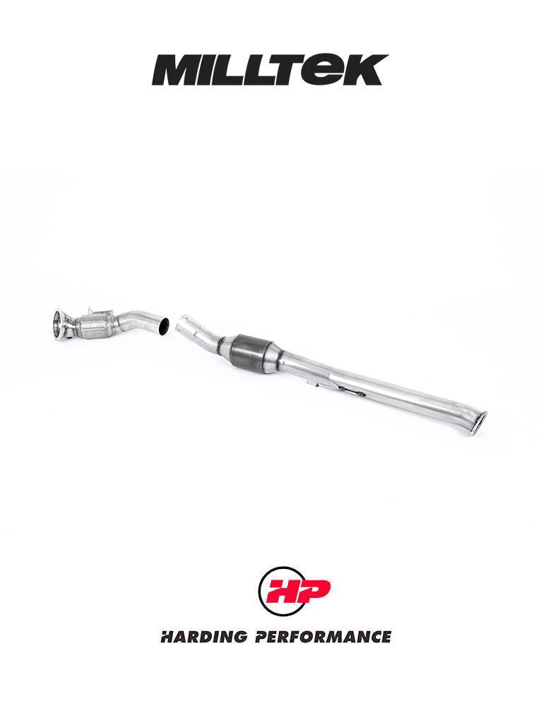 MILLTEK Hi-Flow Sports Cat and Downpipe Toyota Yaris Gen 1 GR 1.6T [SSXTY133]