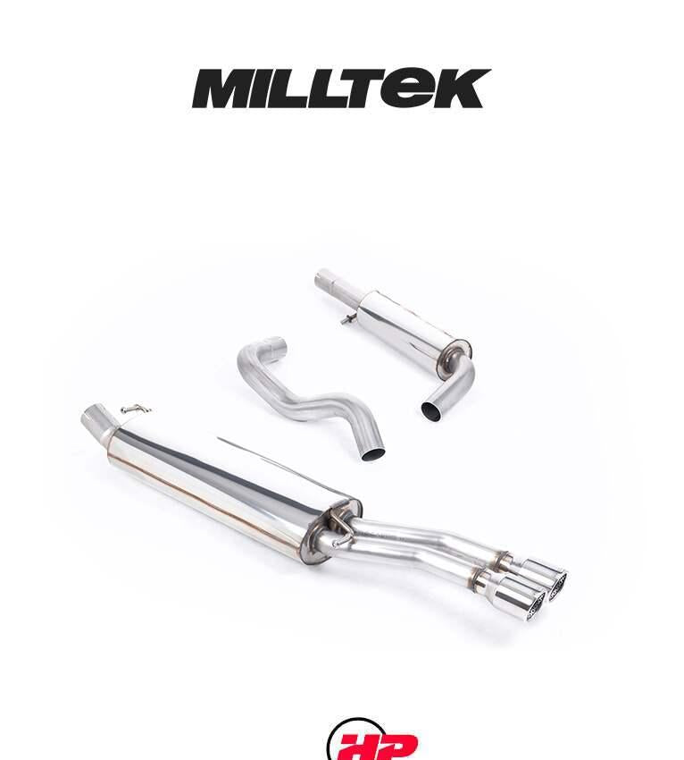 MILLTEK Cat Back VW Bora 1.8T 2WD - Non-resonated / Race
