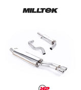 MILLTEK Cat Back VW Bora 1.8T 2WD - Non-resonated / Race