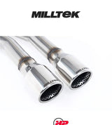 MILLTEK Cat Back VW Bora 1.8T 2WD - Non-resonated / Race