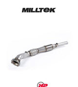 MILLTEK 3-inch Downpipe – VAG 1.8T 2WD - High-flow Sports Catalyst - Milltek Cat-back