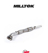 MILLTEK 3-inch Downpipe – VAG 1.8T 2WD - High-flow Sports Catalyst - Milltek Cat-back