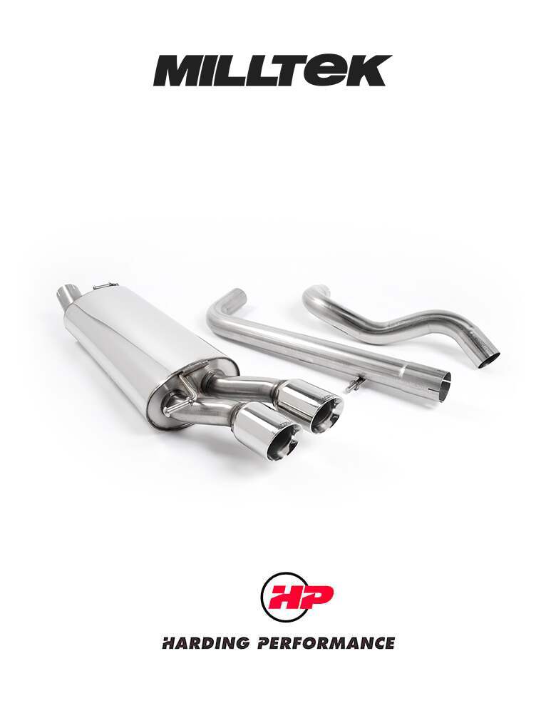 MILLTEK Cat Back VW Golf Mk4 GTI 1.8T Twin 80mm - SSXVW053