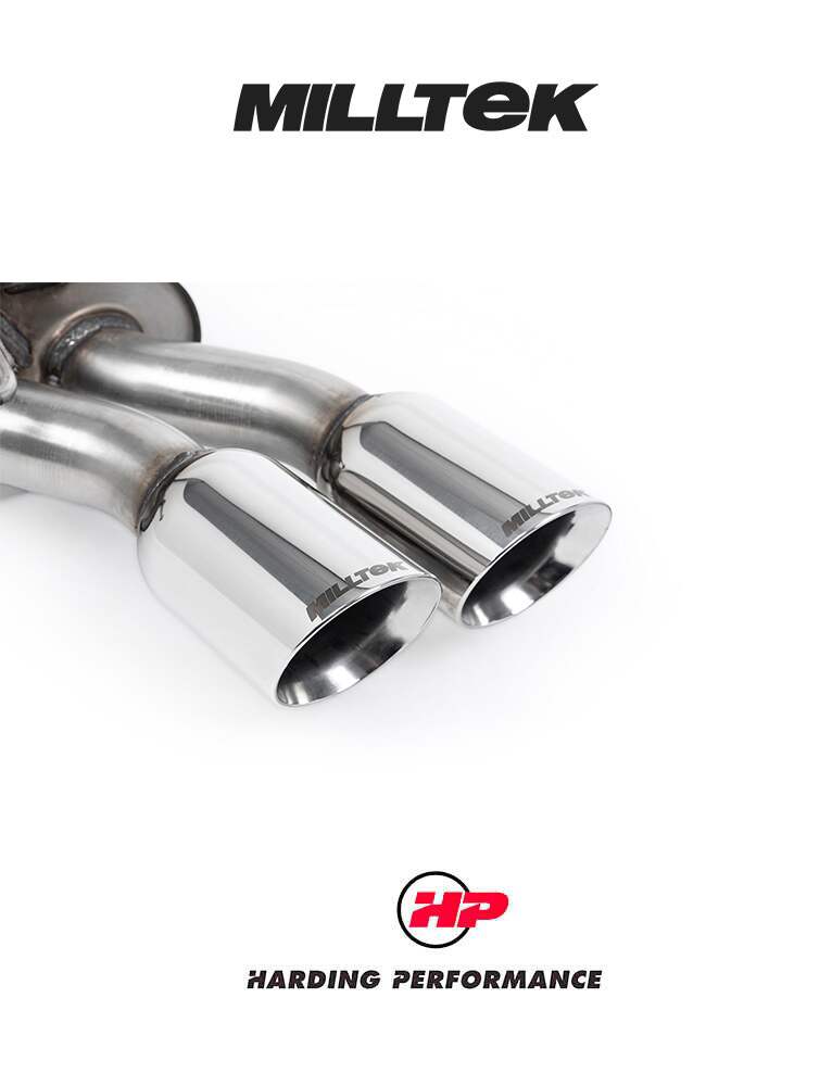 MILLTEK Cat Back VW Golf Mk4 GTI 1.8T Twin 80mm - SSXVW052