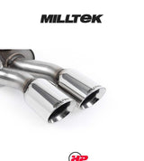 MILLTEK Cat Back VW Golf Mk4 GTI 1.8T Twin 80mm - SSXVW053
