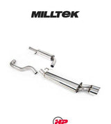 MILLTEK Cat Back VW Golf Mk4 GTI 1.8T Twin 80mm - SSXVW053