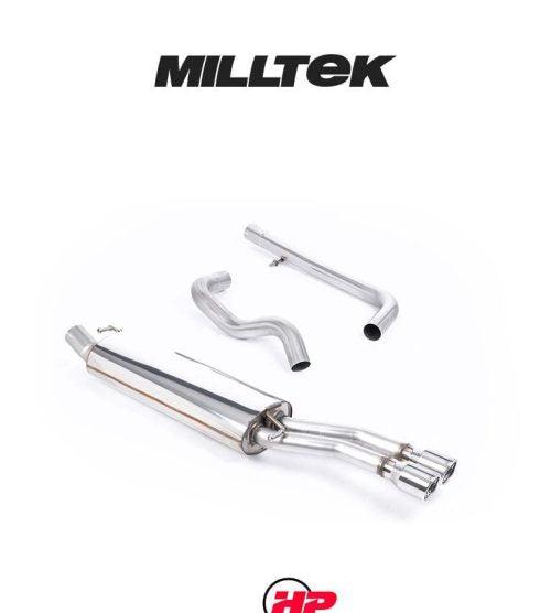 MILLTEK Cat Back VW Bora 1.8T 2WD - Non-resonated / Race