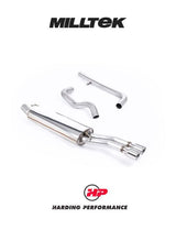 MILLTEK Cat Back VW Bora 1.8T 2WD - Non-resonated / Race