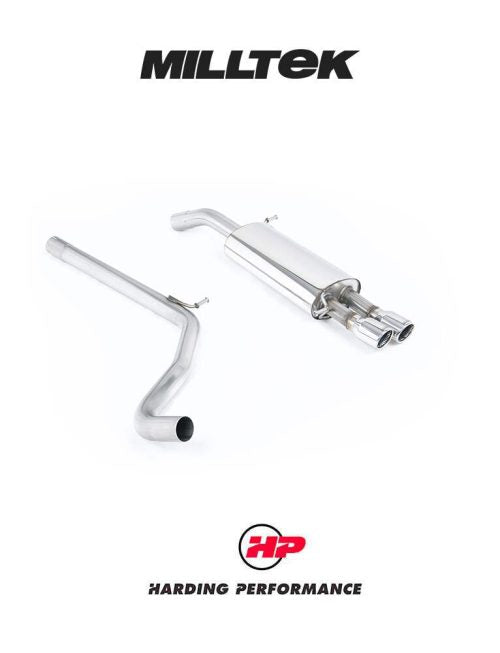 MILLTEK Cat-back VW Polo GTI 1.8T (9N) - Non-resonated
