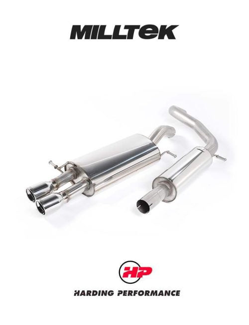MILLTEK Cat-back VW Polo GTI 1.8T (9N) - Resonated