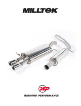 MILLTEK Cat-back VW Polo GTI 1.8T (9N) - Resonated