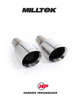 MILLTEK Cat-back – VW Golf Mk6 GTI - Non-resonated - Polished - 100mm GT100