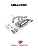 MILLTEK Cat-back – Audi A3 2.0T FSi 2WD (3 door) - Non-Resonated