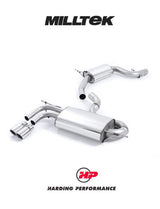 MILLTEK Cat-back – Audi A3 2.0T FSi 2WD (3 door) - Resonated