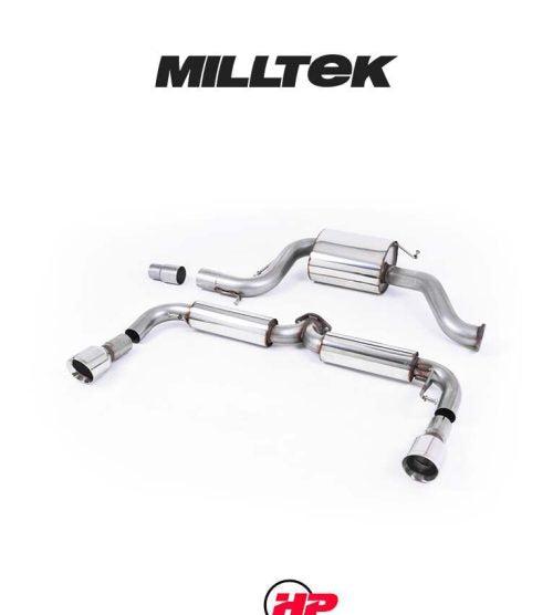 MILLTEK Cat Back VW Golf Mk6 GTI Ed35 3 Inch System - SSXVW176