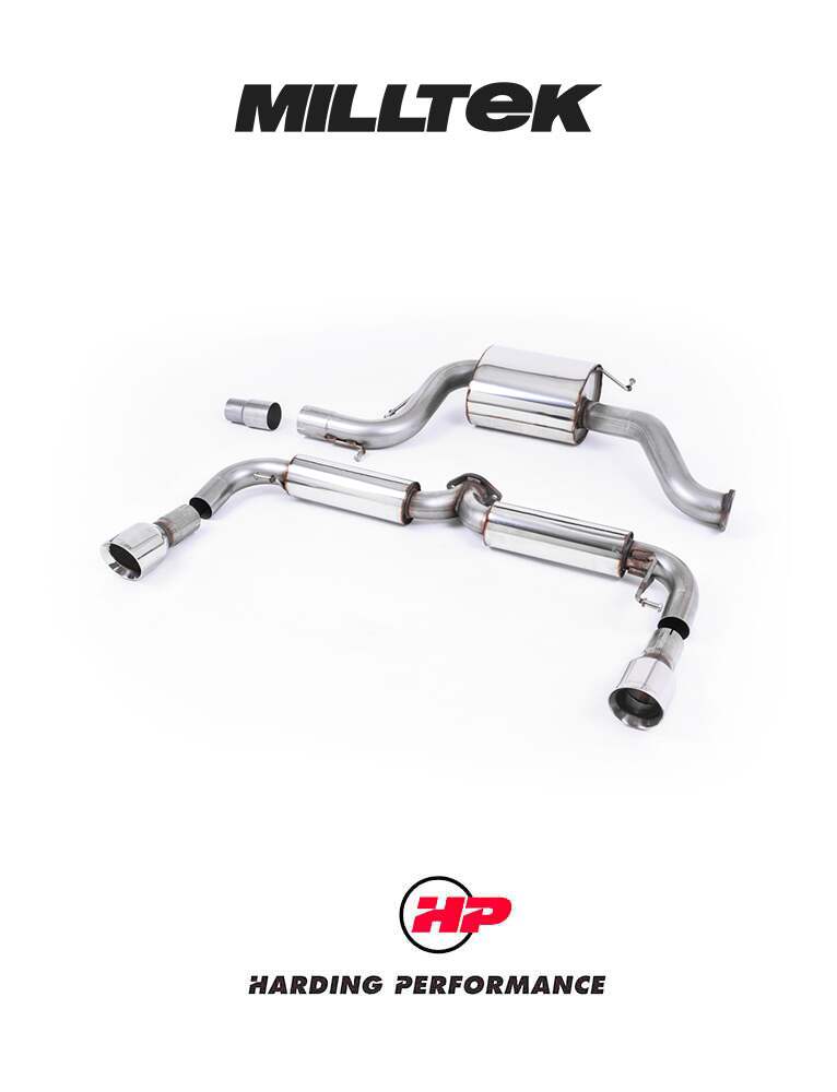 MILLTEK Cat Back VW Golf Mk6 GTI Ed35 3 Inch System - SSXVW176