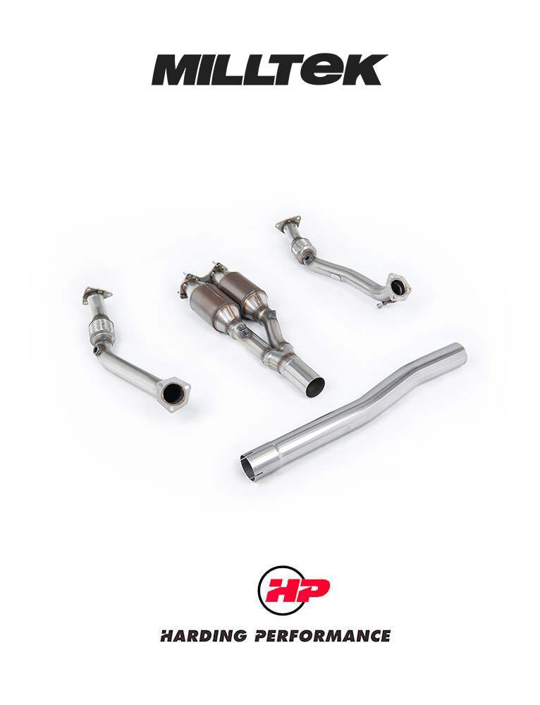 MILLTEK Hi-Flow Sports Cats – VW MK5 R32 3.2 V6 [SSXVW180]