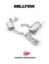 MILLTEK Cat-back – VW Golf Mk6 GT 1.4 TSI - Resonated - Polished
