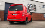 MILLTEK Cat Back VW Transporter/Caravelle T5 SWB 1.9 TDI Outlet - Non-resonated / Race