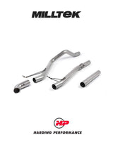 MILLTEK Cat Back VW Transporter/Caravelle T5 LWB 1.9 TDI Outlet - Resonated