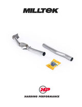 MILLTEK Downpipe – Golf MK6 R/S3 8P - 3" Milltek Cat Back - De-cat - Up To Mid 2008