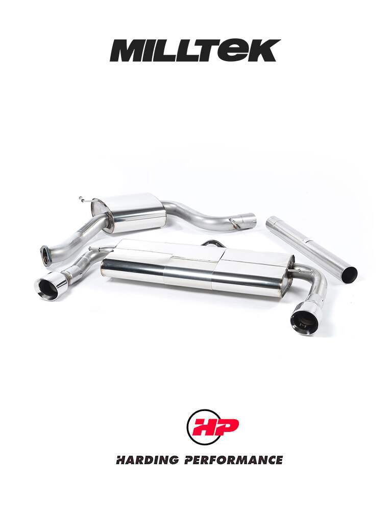 MILLTEK E-Mark Cat-back – VW Golf Mk7 GTI - Polished