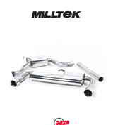 MILLTEK E-Mark Cat-back – VW Golf Mk7 GTI - Black