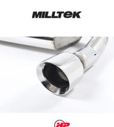 MILLTEK E-Mark Cat-back – VW Golf Mk7 GTI - Titanium