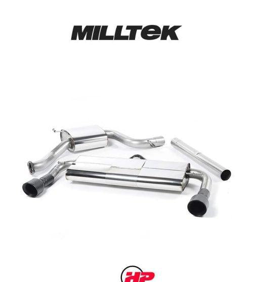 MILLTEK E-Mark Cat-back – VW Golf Mk7 GTI - Black