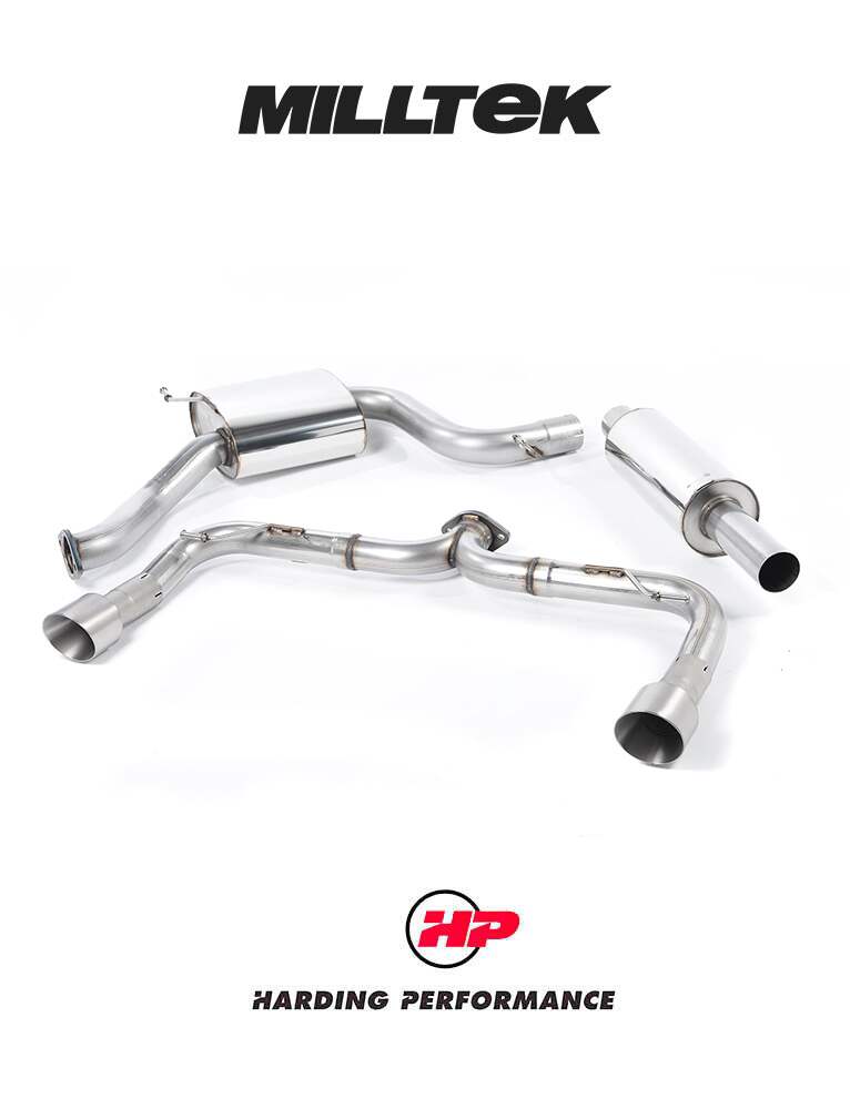 MILLTEK Louder Cat-back – VW Golf Mk7 GTI - Titanium