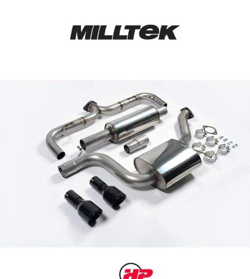 MILLTEK Louder Cat-back – VW Golf Mk7 GTI - Black