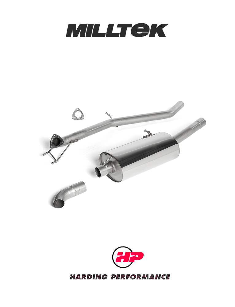 MILLTEK Cat-back – VW Amarok 2.0 BiTDI, Discreet tailPipe [SSXVW237]