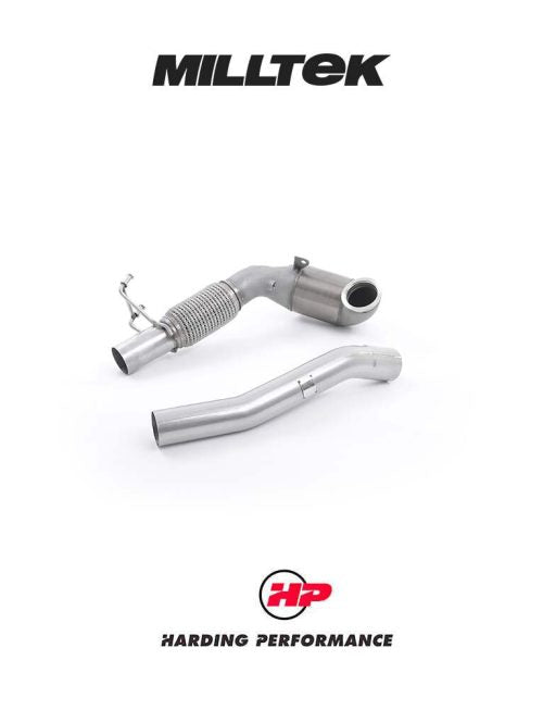 MILLTEK VW Golf MK7 GTI Downpipe - 200 Cell HJS Cat - Milltek 3" Cat Back