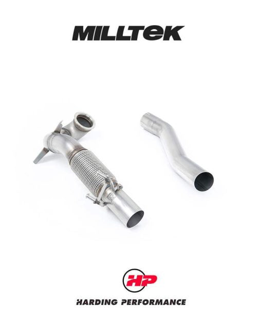 MILLTEK VW Golf MK7 GTI Downpipe - Decat - Milltek 3" Cat Back