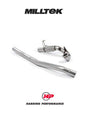 MILLTEK Downpipe – VW Golf MK7/7.5 R/8V S3 - 3" (76.2Mm) - Large-bore Downpipe and De-cat - Milltek Cat Back 3"