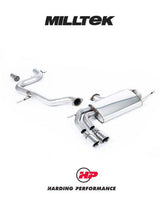 MILLTEK 3-inch Cat-back – VW Golf Mk5 GTI 2.0T - Non-resonated - Polished